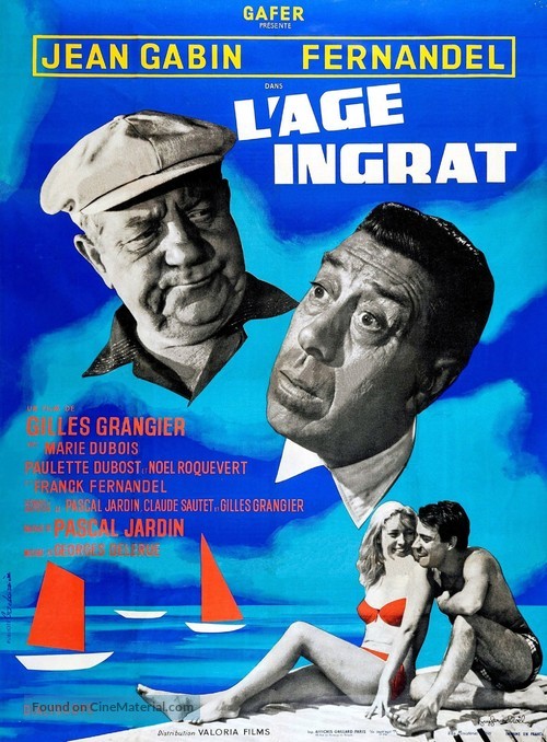 &Acirc;ge ingrat, L' - French Movie Poster