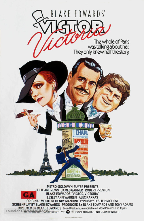 Victor/Victoria - British Movie Poster