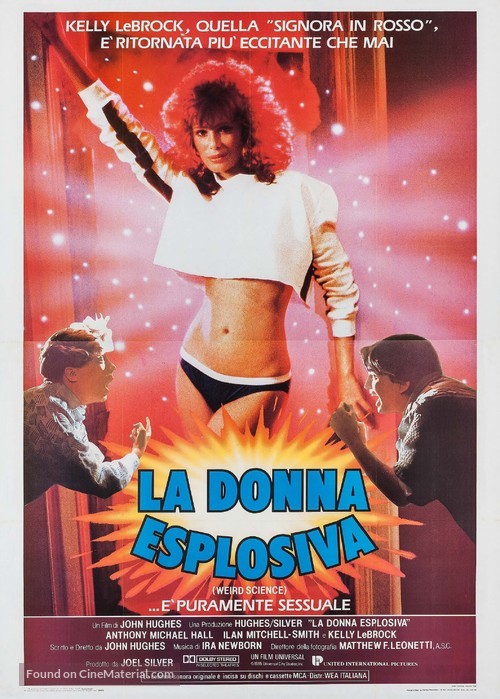 Weird Science - Italian Movie Poster