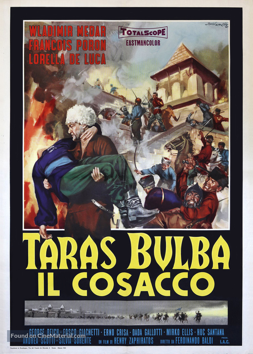 Taras Bulba, il cosacco - Italian Movie Poster