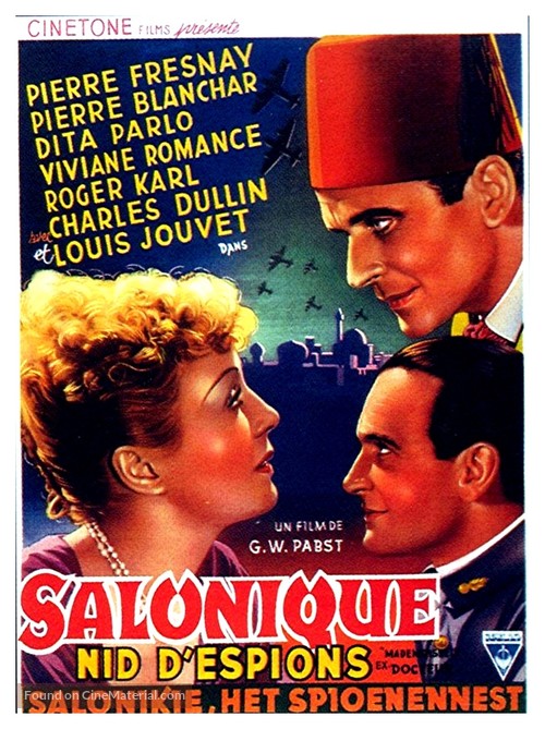 Mademoiselle Docteur (1937) Belgian movie poster