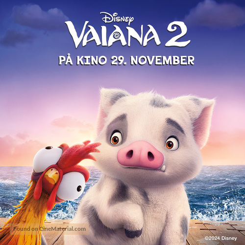 Moana 2 - Norwegian Movie Poster