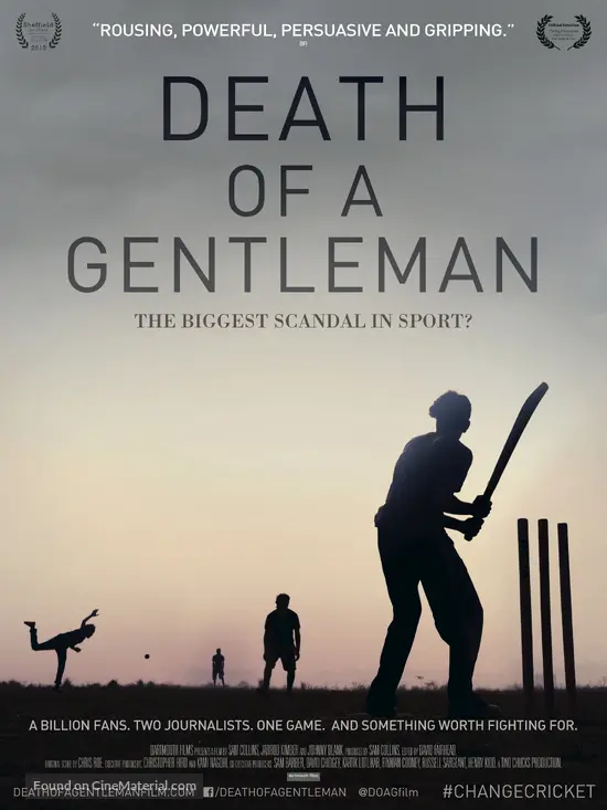 Death of a Gentleman - British Movie Poster