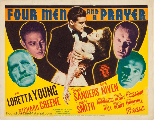 Four Men and a Prayer - Movie Poster