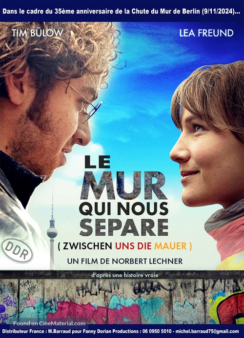 Zwischen uns die Mauer - French Movie Poster