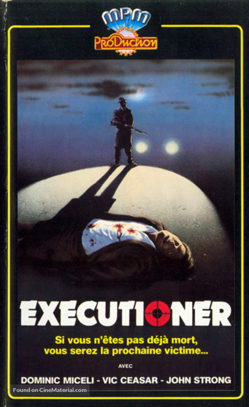 The Executioner - French VHS movie cover