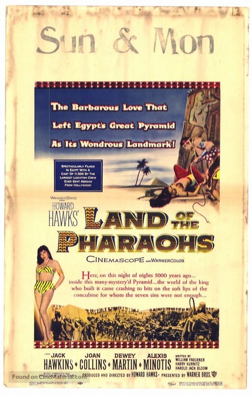 Land of the Pharaohs - Movie Poster