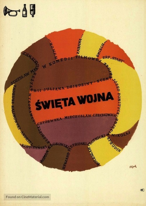 Swieta wojna - Polish Movie Poster