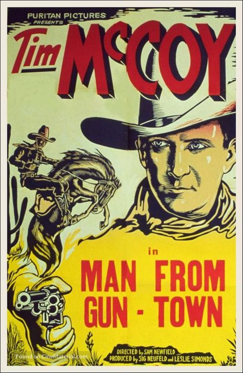 Man from Guntown - Re-release movie poster