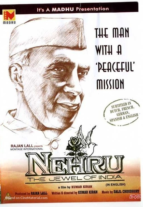 Nehru: The Jewel of India - Indian DVD movie cover