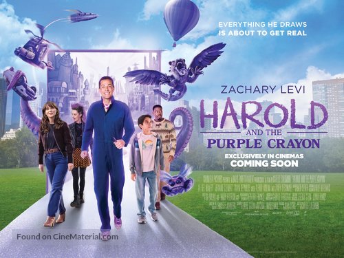 Harold and the Purple Crayon - British Movie Poster