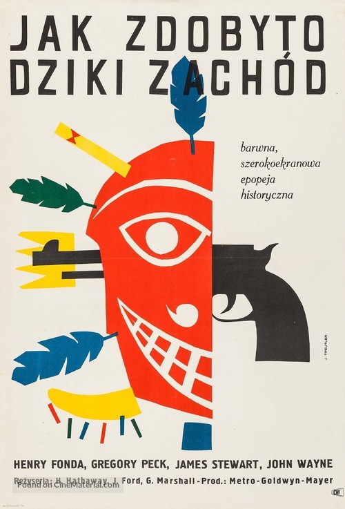How the West Was Won - Polish Movie Poster