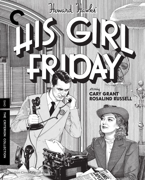 His Girl Friday - Blu-Ray movie cover