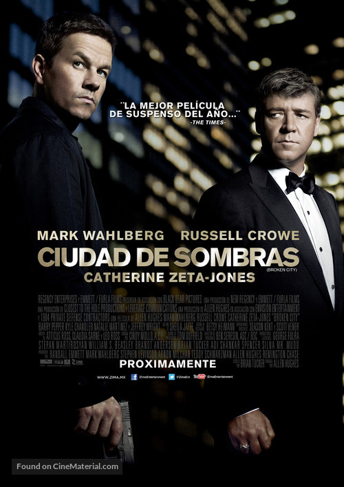 Broken City - Mexican Movie Poster