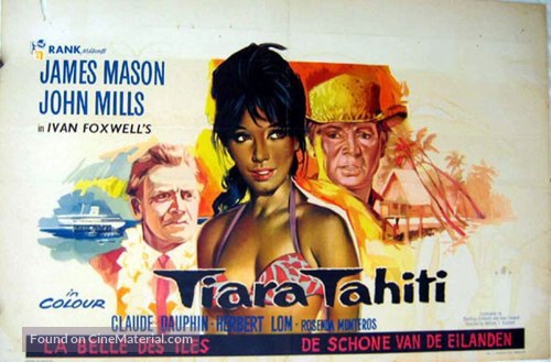 Tiara Tahiti - French Movie Poster