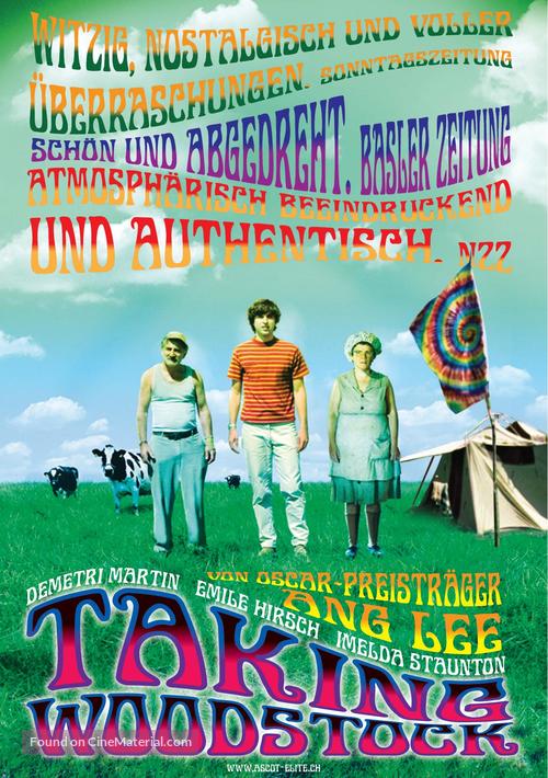 Taking Woodstock - Swiss Movie Poster