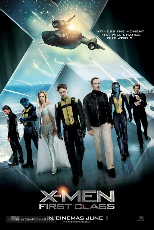 X-Men: First Class - British Movie Poster