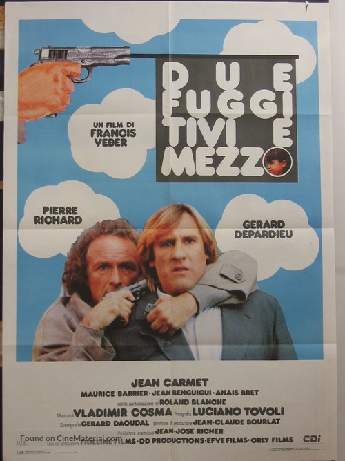 Les fugitifs - Italian Movie Poster