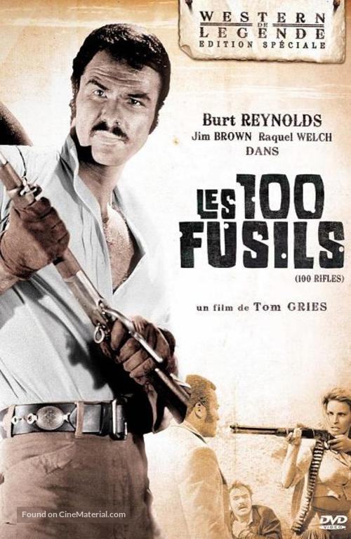100 Rifles - French DVD movie cover