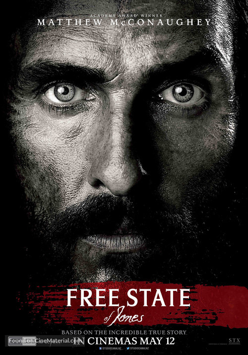 Free State of Jones - New Zealand Movie Poster