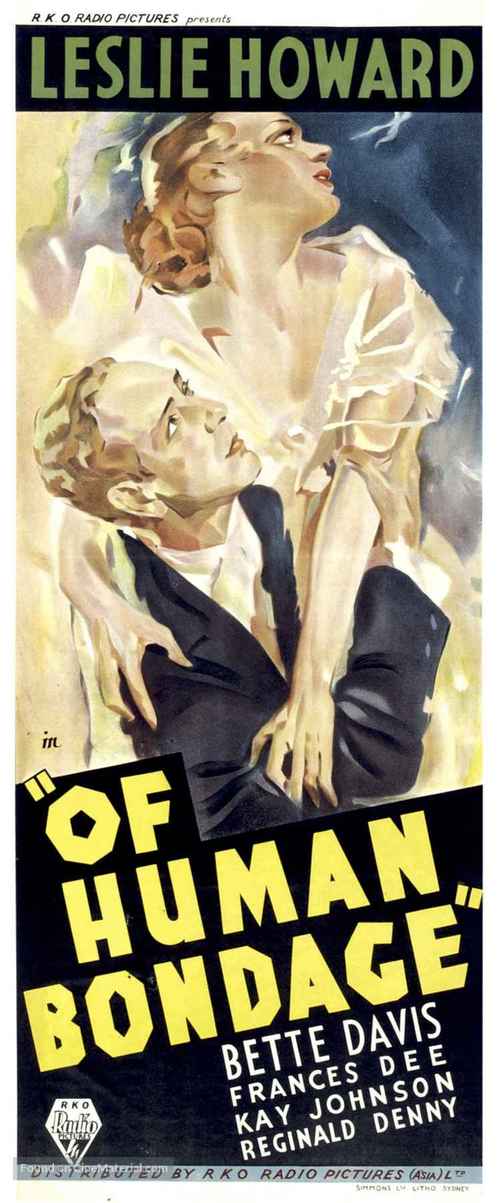 Of Human Bondage - Australian Movie Poster