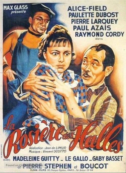 La rosi&egrave;re des Halles - French Movie Poster