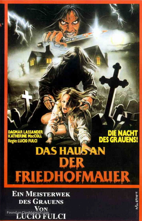 Quella villa accanto al cimitero - German VHS movie cover
