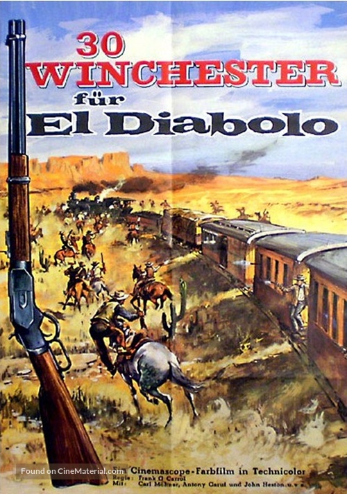 30 Winchester per El Diablo - German Movie Poster