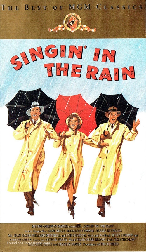 Singin&#039; in the Rain - German VHS movie cover