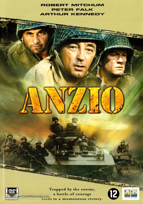 Lo Sbarco di Anzio - Dutch DVD movie cover