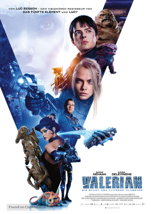 Valerian and the City of a Thousand Planets - Swiss Movie Poster