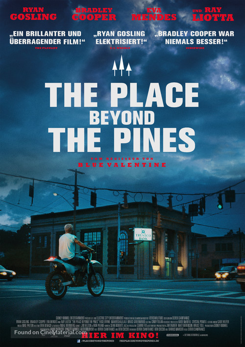 The Place Beyond the Pines - German Movie Poster