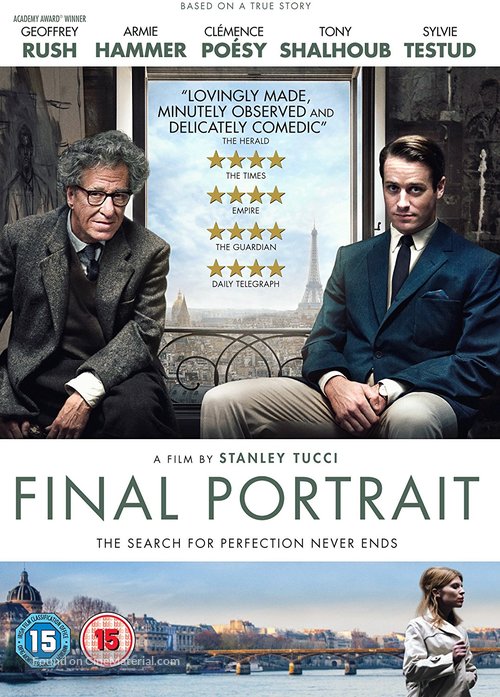 Final Portrait - British DVD movie cover