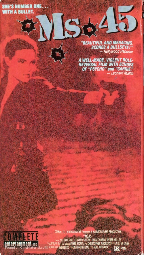 Ms. 45 - VHS movie cover