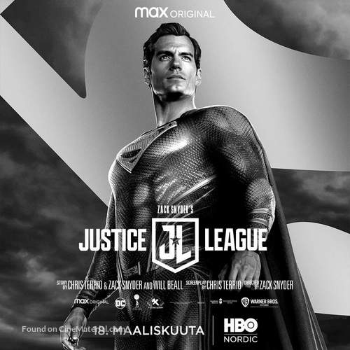 Zack Snyder&#039;s Justice League - Finnish Movie Poster