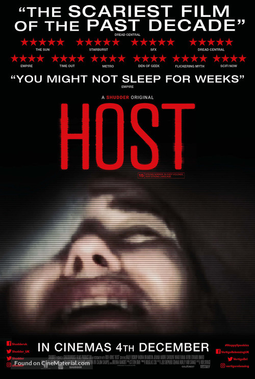 Host - British Movie Poster