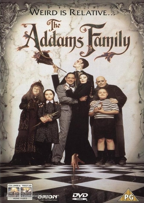 The Addams Family - British Movie Cover