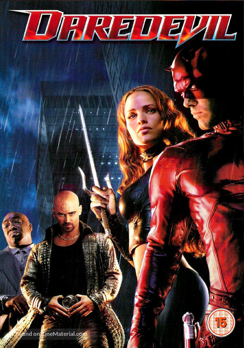 Daredevil - British DVD movie cover