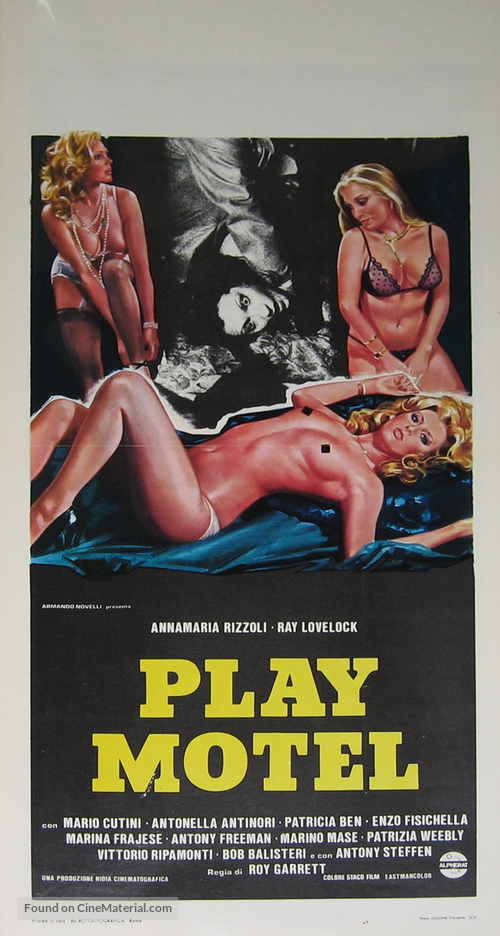 Play Motel - Italian Movie Poster