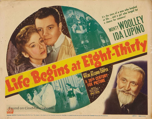 Life Begins at Eight-Thirty - Movie Poster