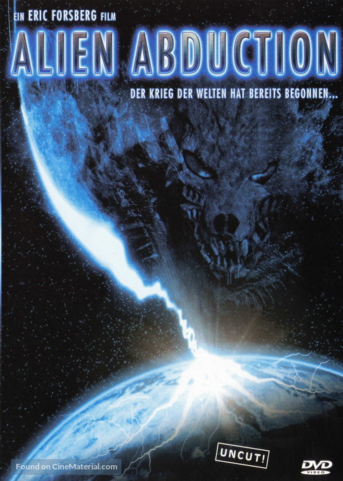 Alien Abduction - German DVD movie cover