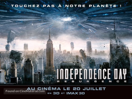 Independence Day: Resurgence - French Movie Poster