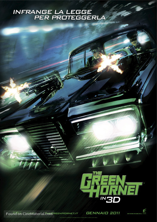 The Green Hornet - Italian Movie Poster