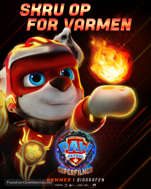 PAW Patrol: The Mighty Movie - Danish Movie Poster