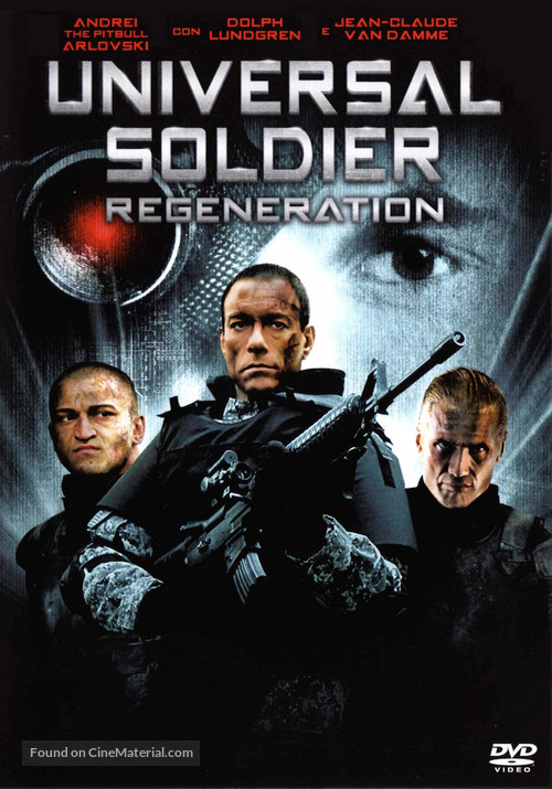 Universal Soldier: Regeneration - Italian DVD movie cover