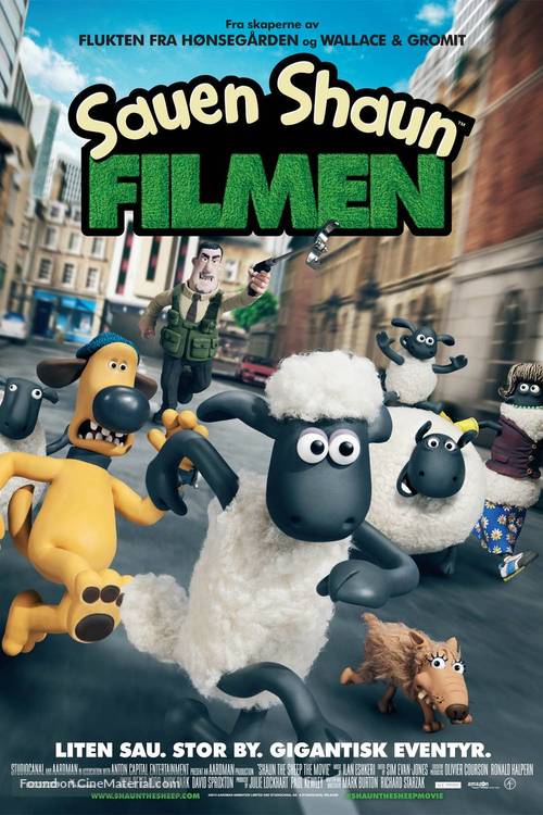 Shaun the Sheep - Norwegian Movie Poster