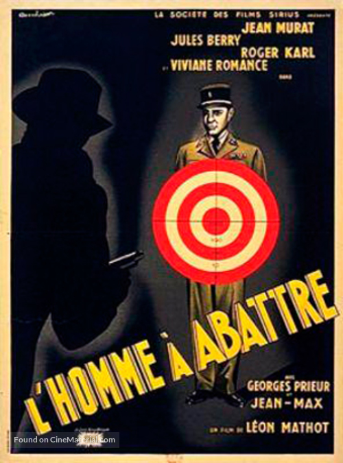 L&#039;homme &Atilde;&nbsp; abattre - French Movie Poster