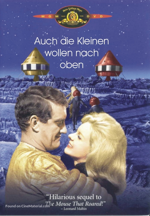 The Mouse on the Moon - German DVD movie cover