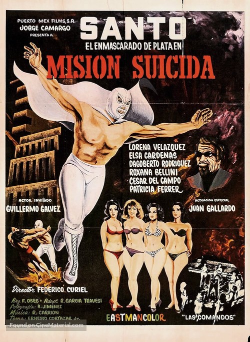 Misi&oacute;n suicida - Mexican Movie Poster