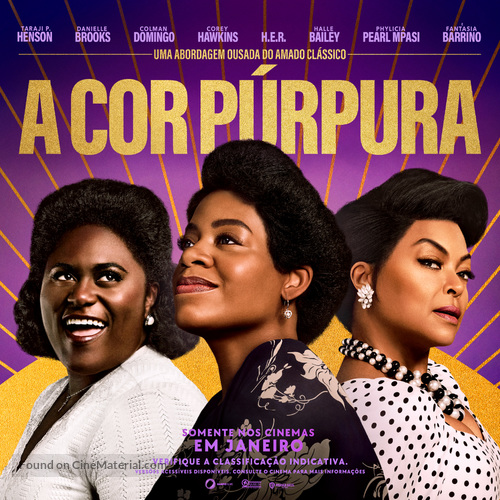 The Color Purple - Brazilian Movie Poster